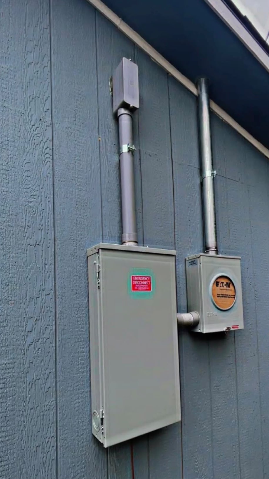 Exterior service disconnect project